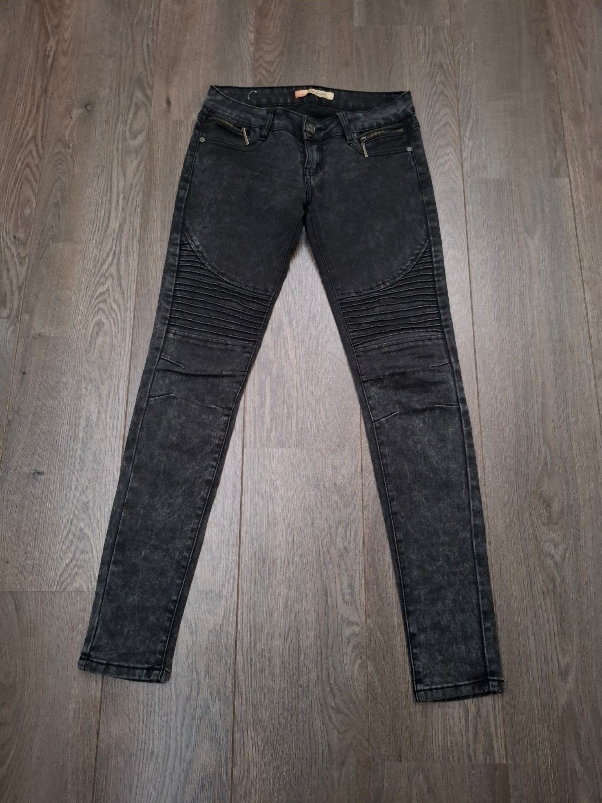 Ld Style jeans broek maat M/38 in goede staat, Zwart, Ophalen of Verzenden, W30 - W32 (confectie 38/40), Gedragen