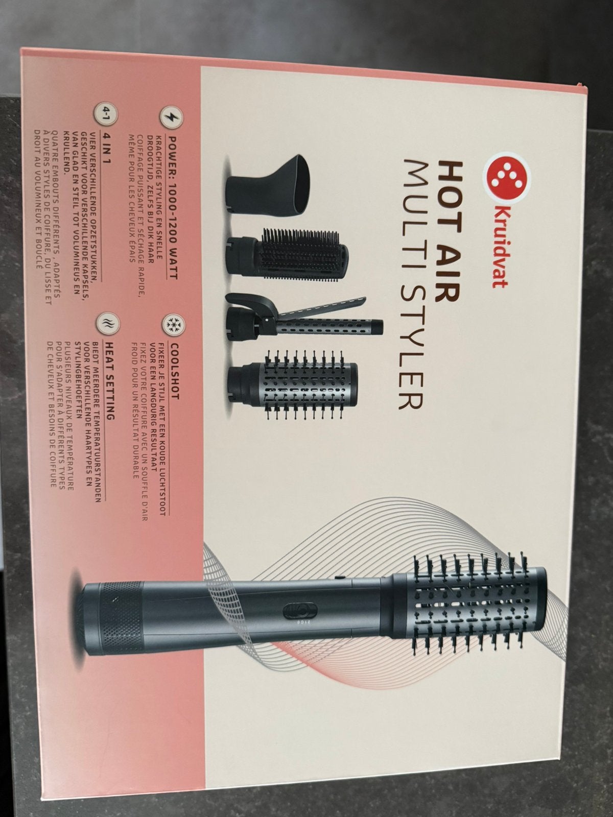 Hot air multi styler, Ophalen of Verzenden, Zo goed als nieuw, Föhn of Haardroger