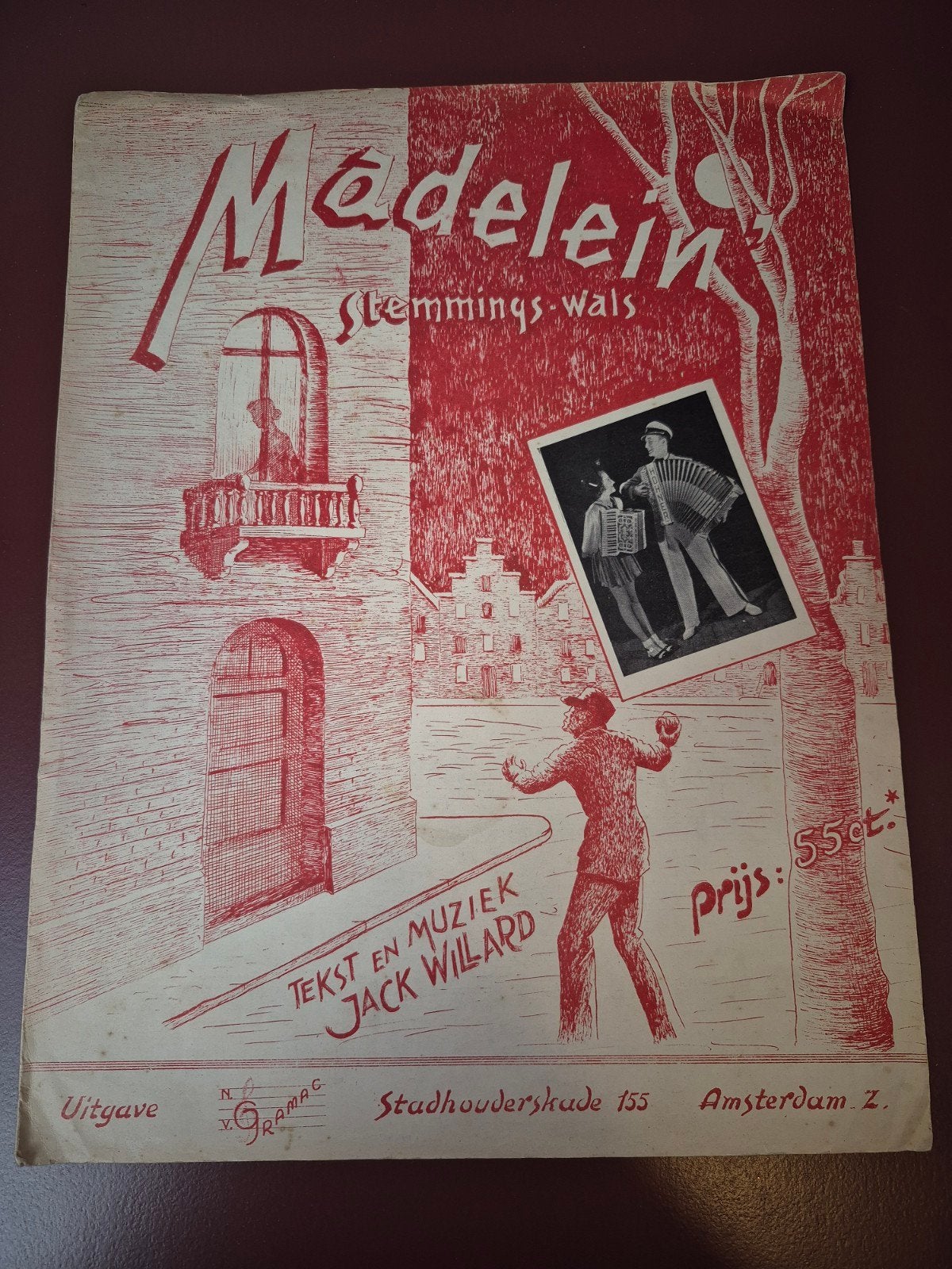 Mädelein Stemmings-wals - Jack Wilard bladmuziek, Gebruikt, Artiest of Componist, Populair, Overige instrumenten