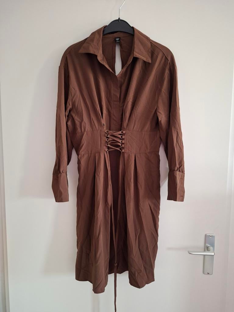 Jurk curve nieuw, Bruin, Maat 46/48 (XL) of groter, Nieuw, Ophalen of Verzenden