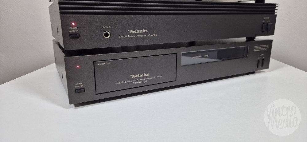 Technics 808 Stereo-Set | Voor en Eindversterker | Remote, Overige merken, Tuner of Radio, Refurbished, Losse componenten