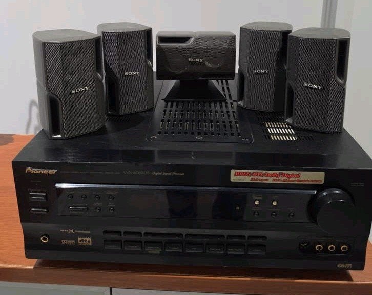 Pioneer VSX-808RDS Receiver met Sony 5.1 Speakerset, Ophalen, Gebruikt, Pioneer, 5.1-systeem