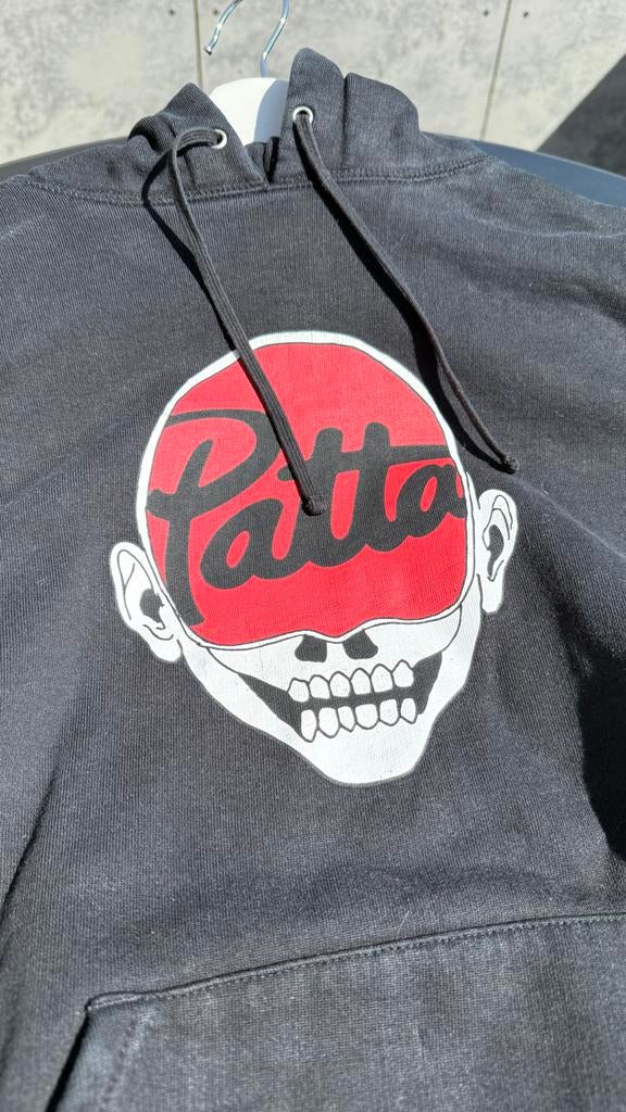Patta Hoodie Zwart, Ophalen of Verzenden, Gedragen, Maat 48/50 (M), Zwart