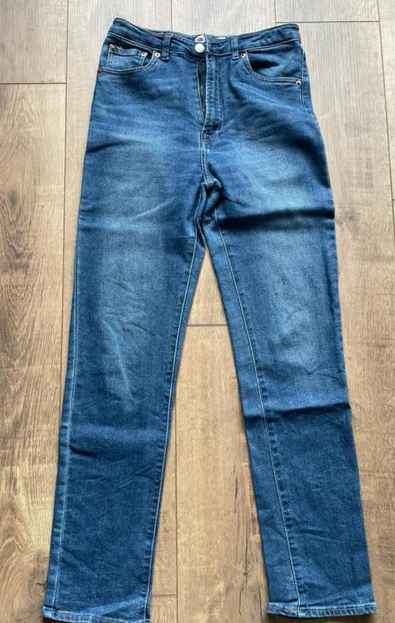 Levi’s Ribcage broek., Kleding | Dames, Spijkerbroeken en Jeans, Ophalen of Verzenden, Zo goed als nieuw, Blauw, W27 (confectie 34) of kleiner