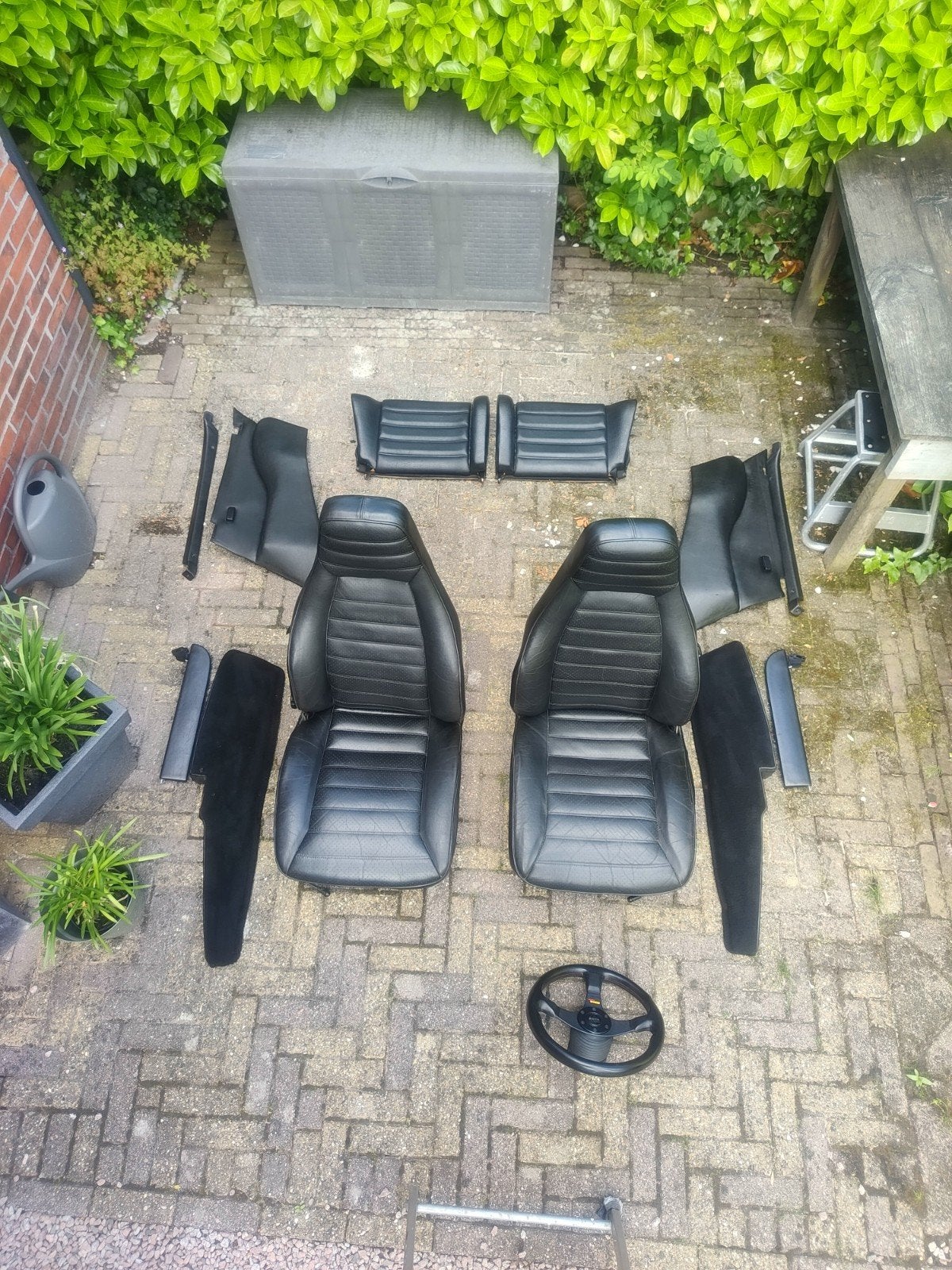 Porsche 911 SC  Interieur (stoelen, deurpanelen, stuur), Auto-onderdelen, Ophalen, Porsche