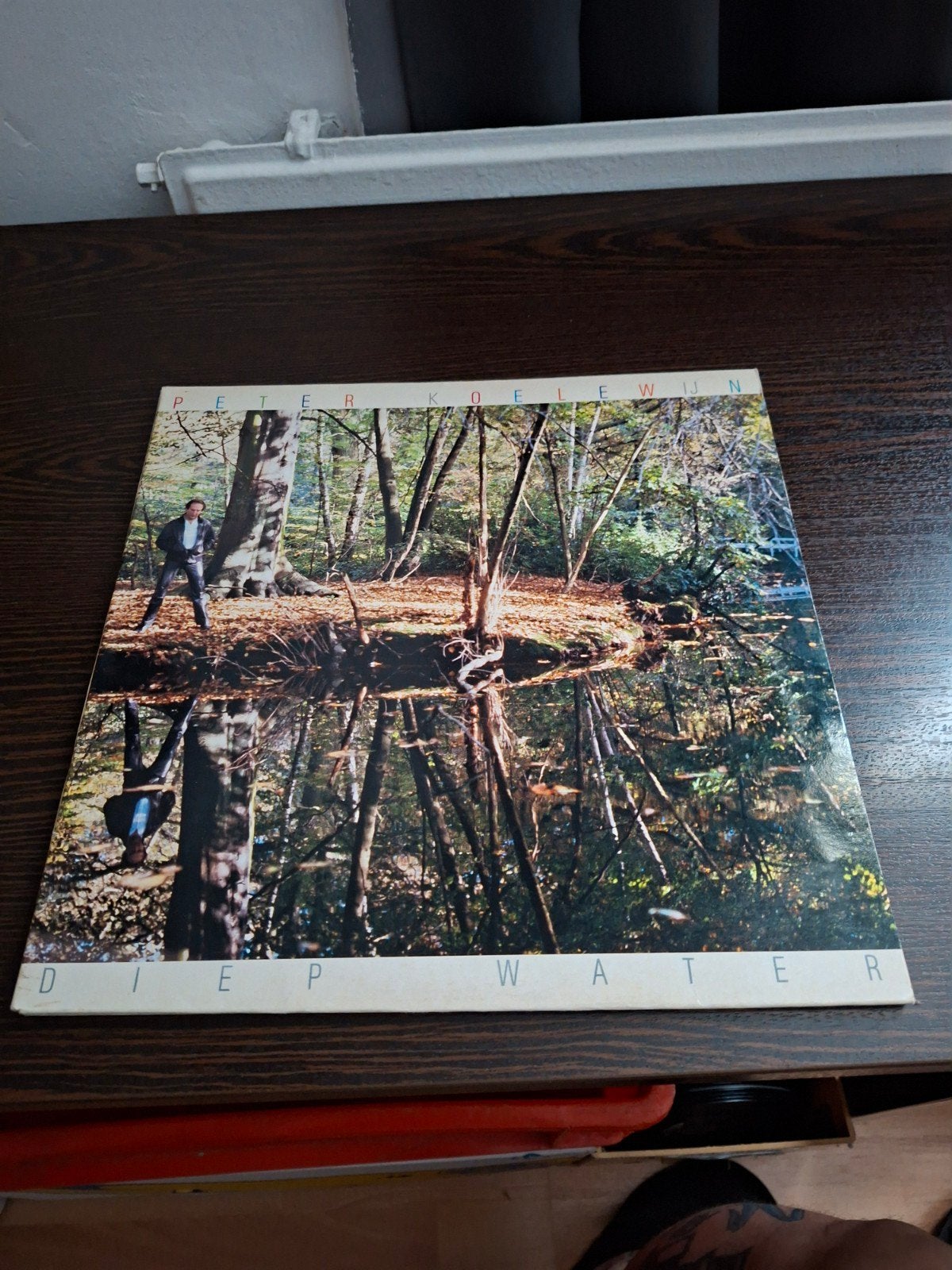 Peter koelewijn lp / diep water, Cd's en Dvd's, Ophalen of Verzenden, Gebruikt, 12 inch, Levenslied of Smartlap