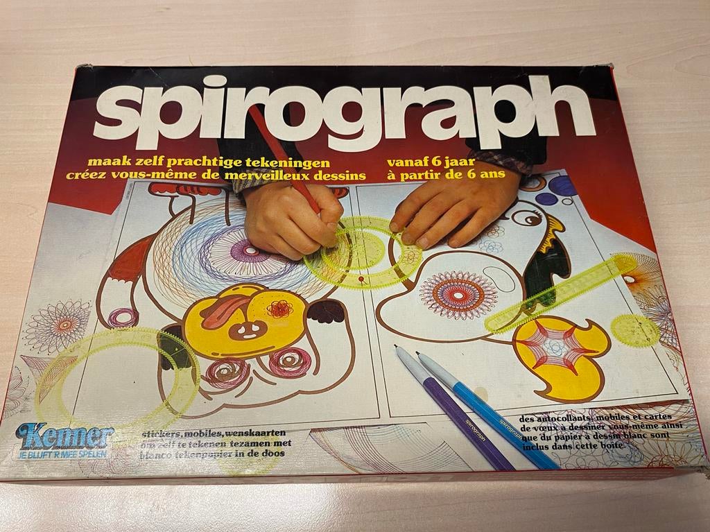 Vintage Spirograph Kenner Tekenset - Compleet , nwst, Ophalen of Verzenden, Zo goed als nieuw