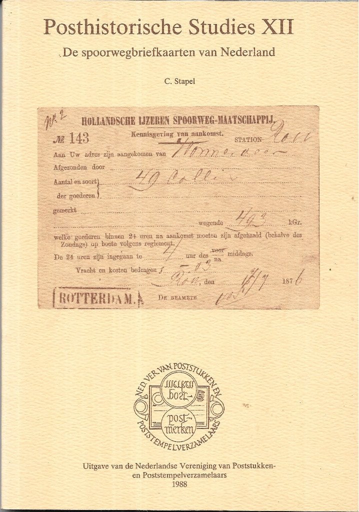 Boek de spoorwegbriefkaarten van Nederland nieuwstaat, Postzegels en Munten, Postzegels | Toebehoren, Verzenden, Catalogus