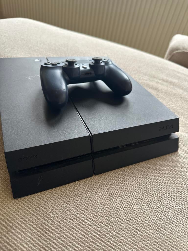 Sony PlayStation 4 (PS4) met controller, Spelcomputers en Games, Spelcomputers | Sony PlayStation 4, 500 GB, Ophalen of Verzenden