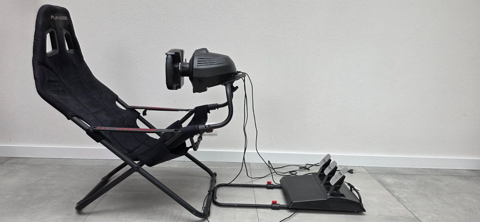 Complete race-setup set:Playseat Challenge met Thrustmaster, Ophalen, Racestoel, Zo goed als nieuw, PC