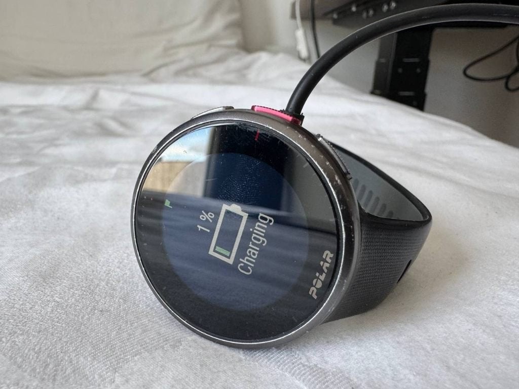 Polar Vantage V2, Gebruikt, Zwart, Stappen, Ophalen of Verzenden