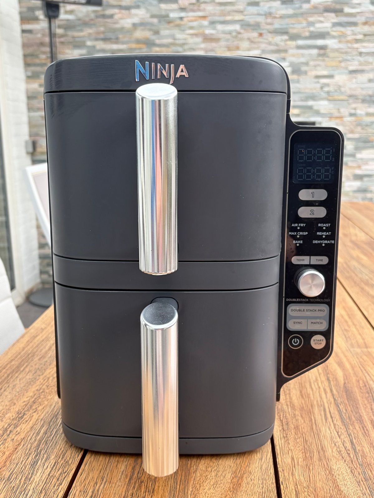 Ninja Double Stack XL Airfryer - Zo goed als nieuw, Ophalen, Zo goed als nieuw, Airfryer XXL, 1500 gram of meer