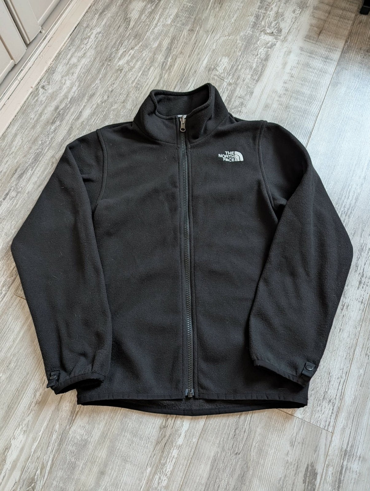 The North Face Fleece Vest/Jas Zwart – Maat 140 – Maat 10, Ophalen of Verzenden, Jongen of Meisje, Jas