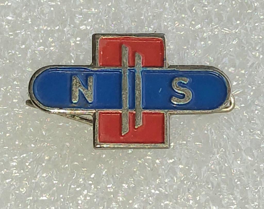 Vintage NS Speldje Nederlandse Spoorwegen, Ophalen of Verzenden, Gebruikt, Transport, Speldje of Pin