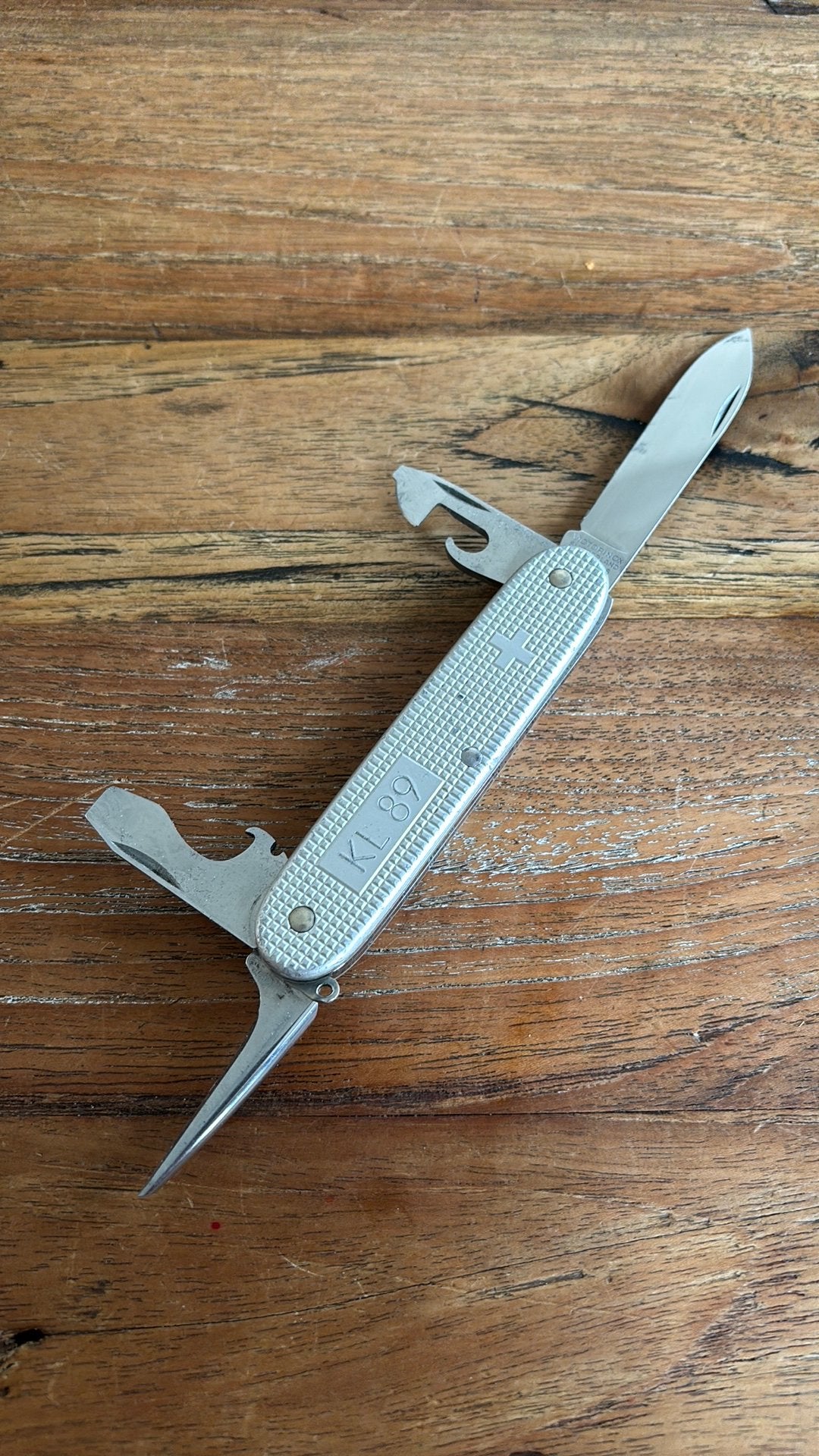 Victorinox KL89 Zakmes - Zwitsers Leger Zakmes, Verzamelen, Ophalen of Verzenden, Overige soorten, Overige gebieden, Mes of Dolk