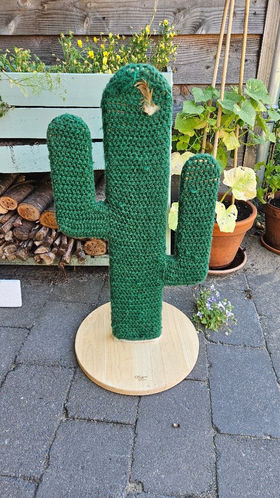 Krabpaal / cactus katten, Ophalen, Zo goed als nieuw, Krabpaal