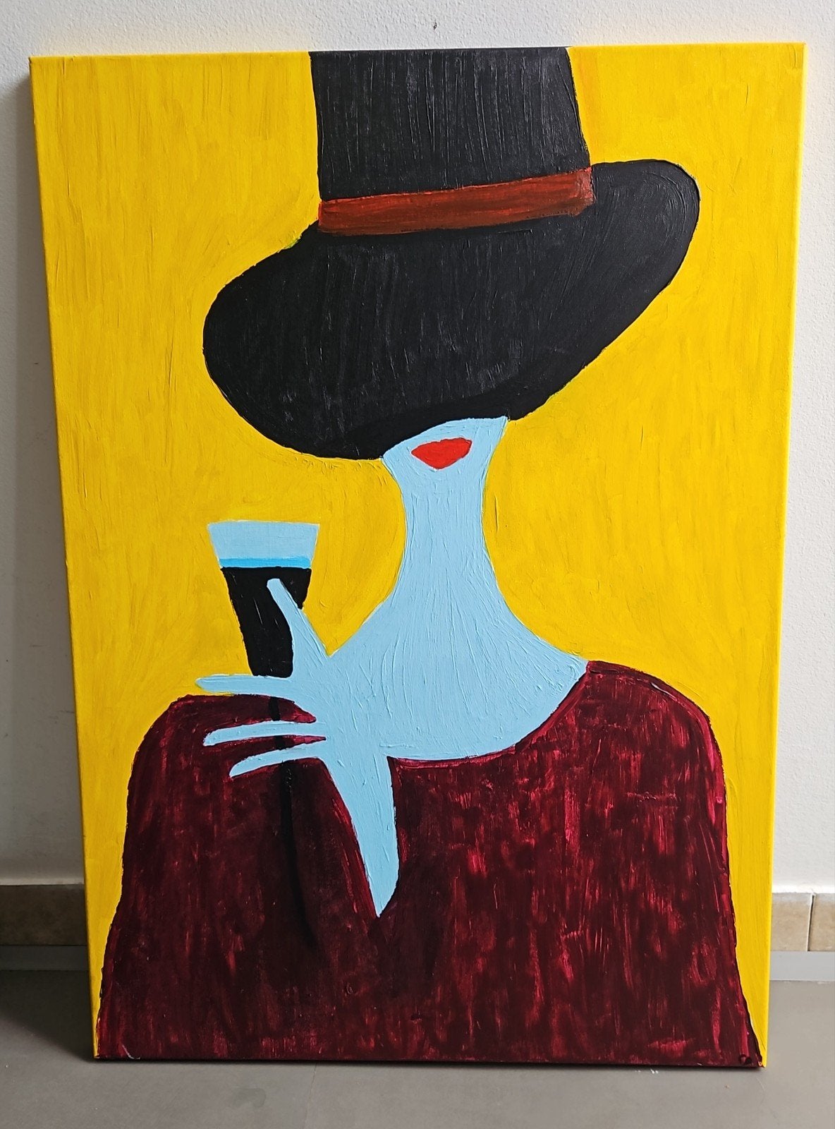 Prachtig handgeschilderd schilderij Stijl Gerdine Duijsens, Ophalen of Verzenden