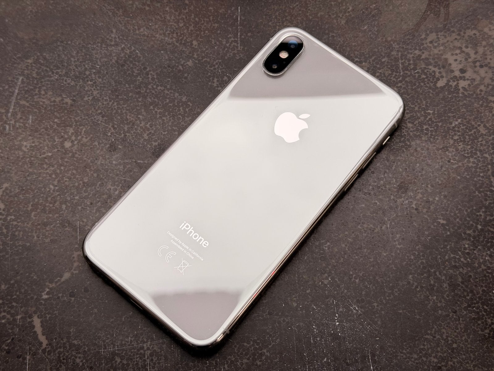 iPhone X Zilver 256GB - Krasloos Scherm en Achterkant, Telecommunicatie, 256 GB, Zo goed als nieuw, Zonder simlock, Zonder abonnement