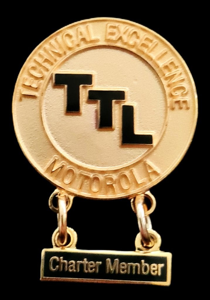 Motorola- Technical Excelence TTL- Charter Member pin, Verzenden, Nieuw, Transport, Speldje of Pin