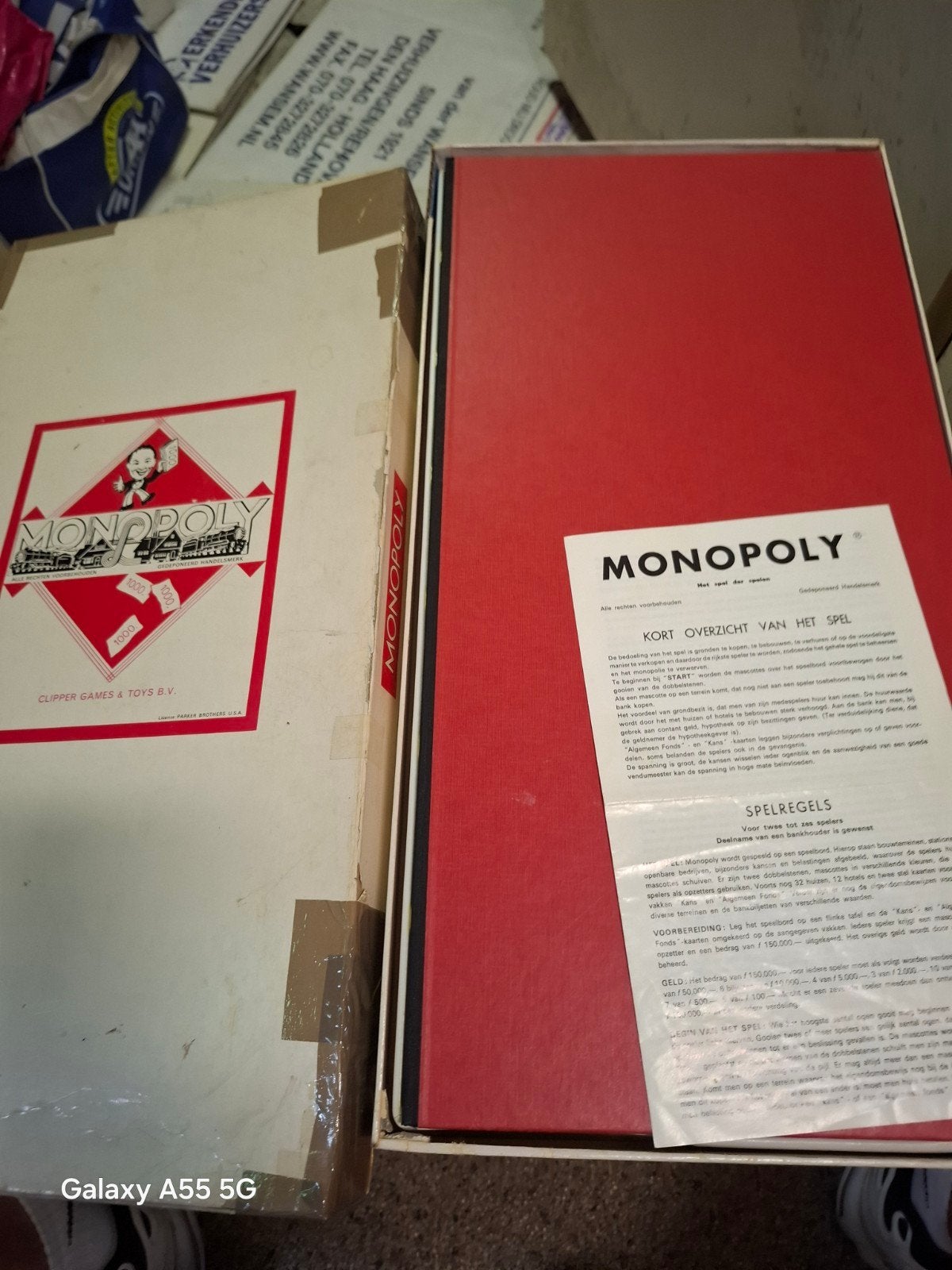 Monopoly Bordspel - Clipper Games & Toys B.V., Gebruikt, Onbekend, Onbekend, Een of twee spelers
