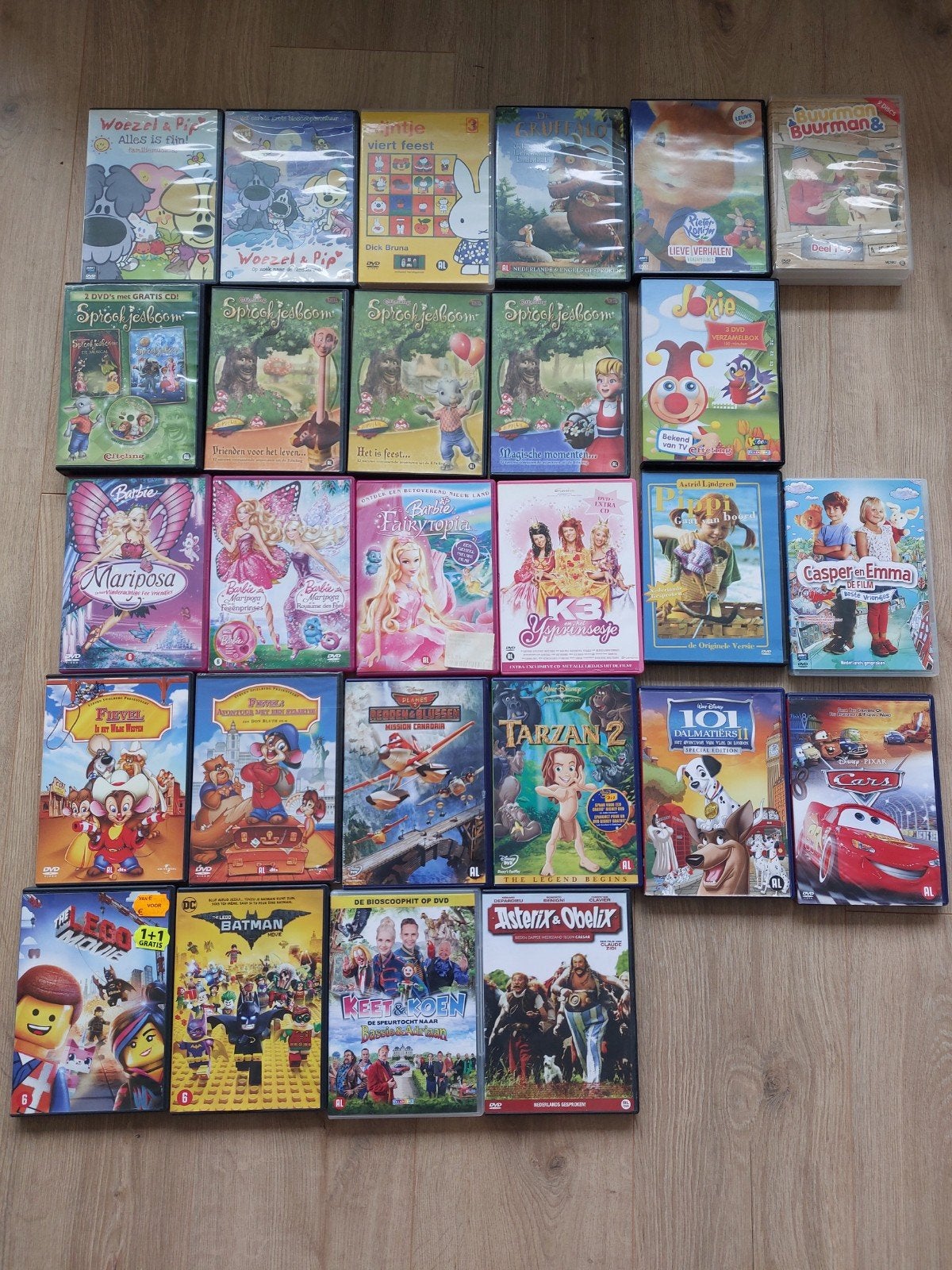 Grote collectie kinderfilms en series op DVD, Cd's en Dvd's, Gebruikt, Animatie, Verzamelbox, Alle leeftijden