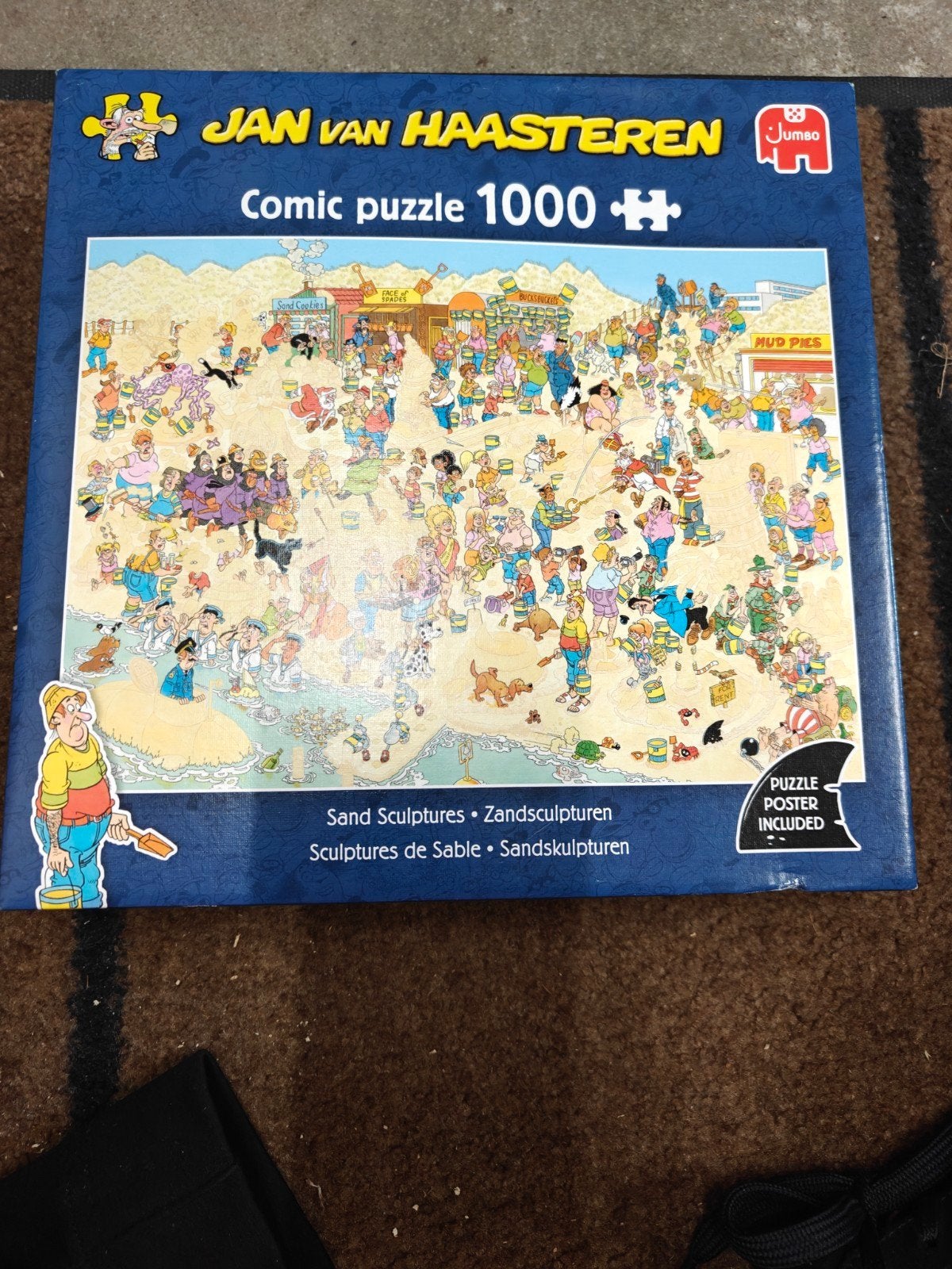 Jan van Haasteren Comic Puzzel - Zandsculpturen 1000 stukjes, Hobby en Vrije tijd, Denksport en Puzzels, Ophalen, 500 t/m 1500 stukjes