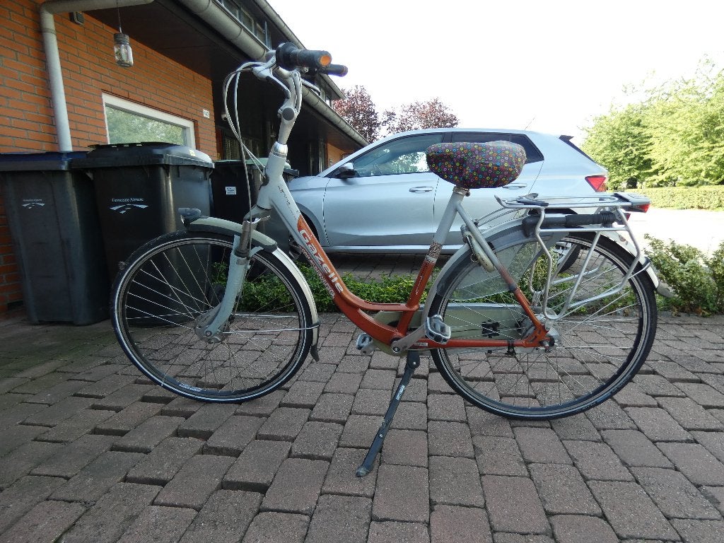Gazelle Orange Plus Damesfiets 28 Inch – Frame: 53 cm, Ophalen, Versnellingen, Gazelle, Trommelrem