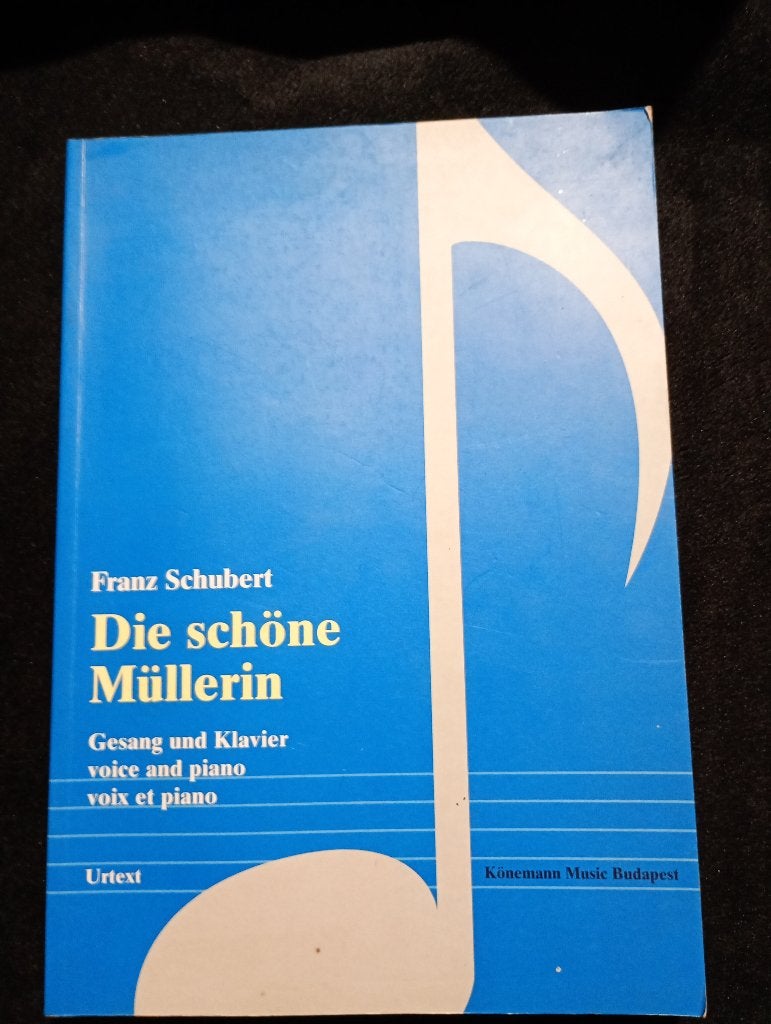Franz Schubert, Die schöne Müllerin, Muziek en Instrumenten, Bladmuziek, Zang, Gebruikt, Klassiek, Ophalen of Verzenden