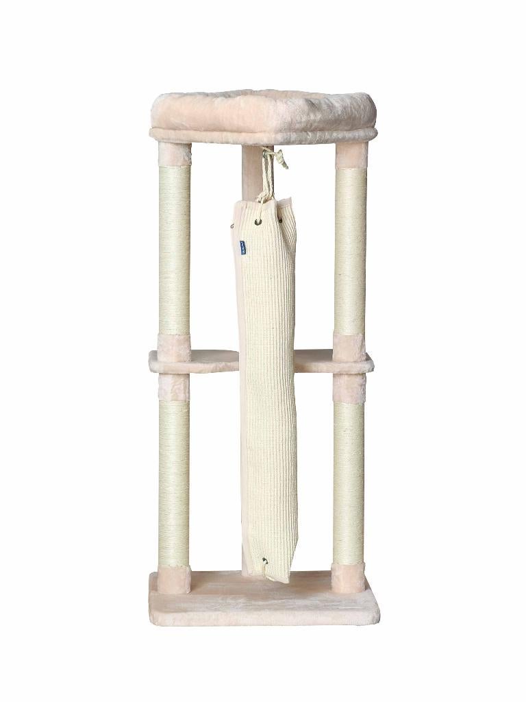 Quapas! Krabpaal met klimzak beige, Ophalen, Nieuw, Krabpaal