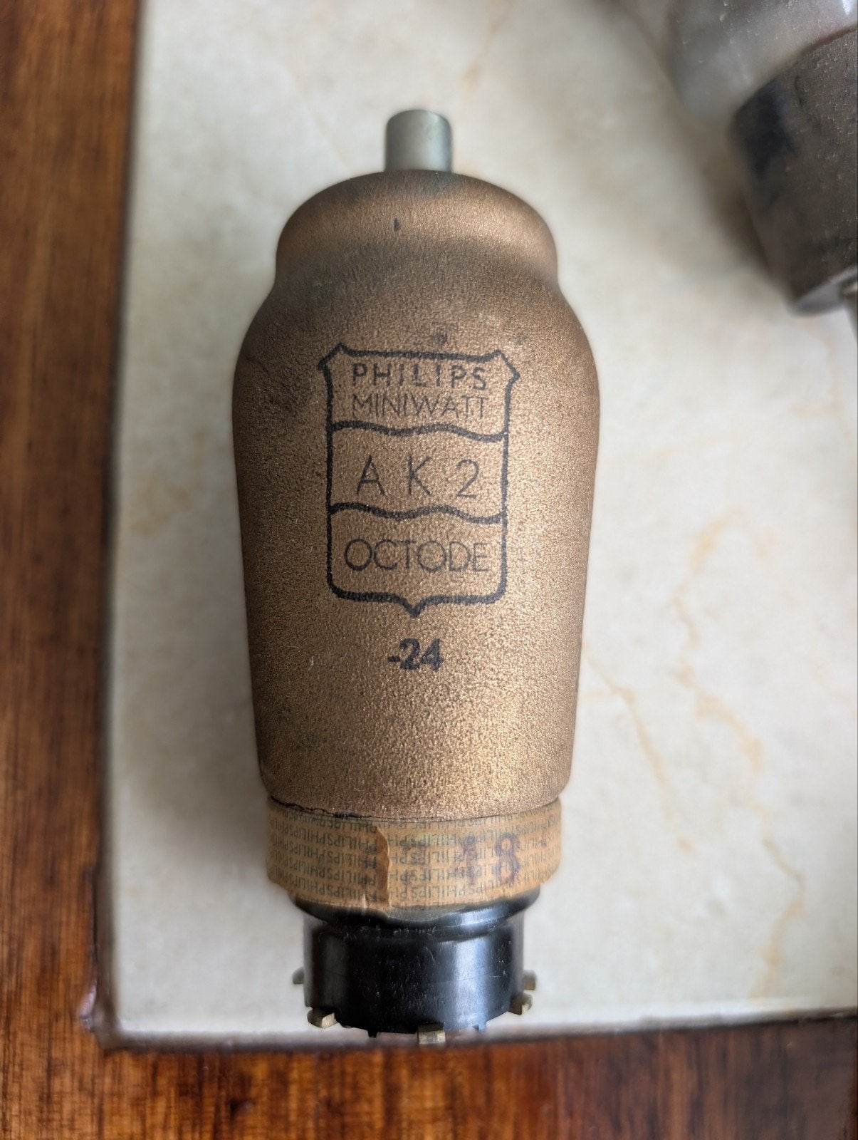 Philips Miniwatt AK2 Octode Radiobuis - Vintage, Ophalen of Verzenden, Buis of Buizen