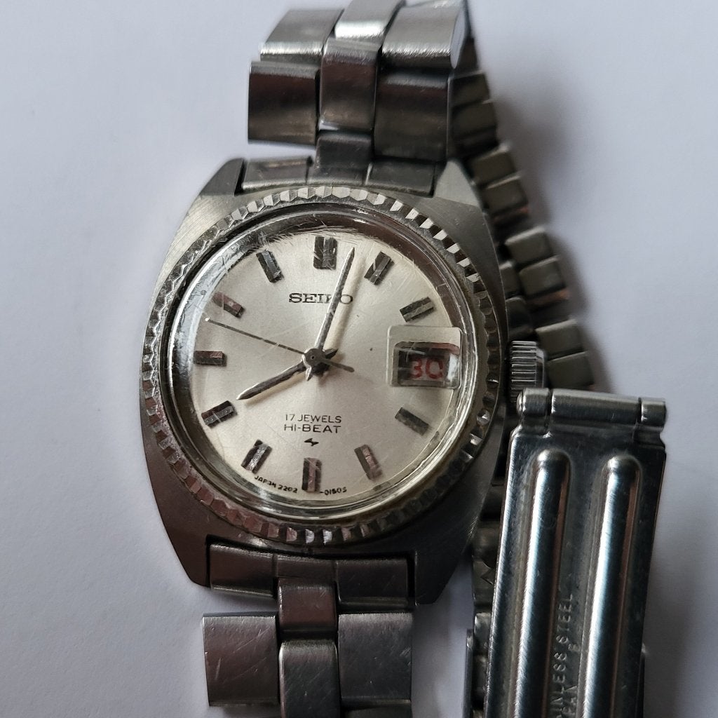 vintage SEIKO horloges uit vermoedelijk de jaren 1960-1970, Sieraden, Tassen en Uiterlijk, Ophalen of Verzenden, Gebruikt, Staal