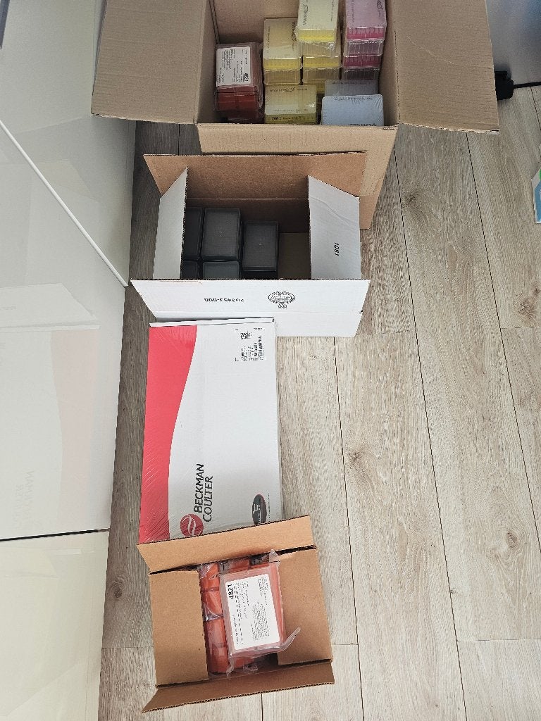 Pipetpunten verschillende maten lab, Ophalen, Nieuw