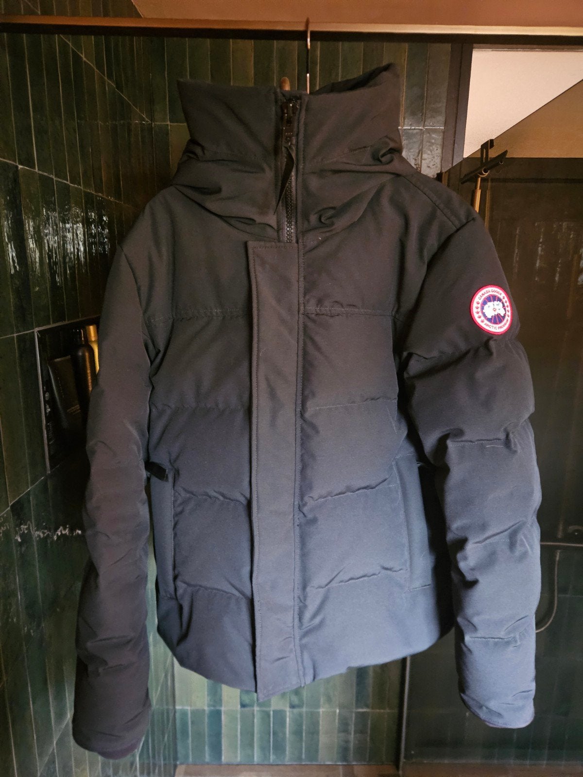 Canada Goose MacMillan Parka - Zo goed als nieuw, Ophalen, Maat 48/50 (M), Zwart, Canada Goose