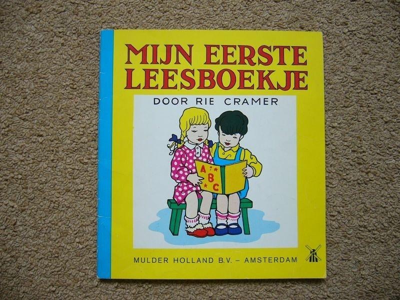 Mijn eerste leesboekje door Rie Cramer uit de jaren 70, Ophalen of Verzenden, Gebruikt