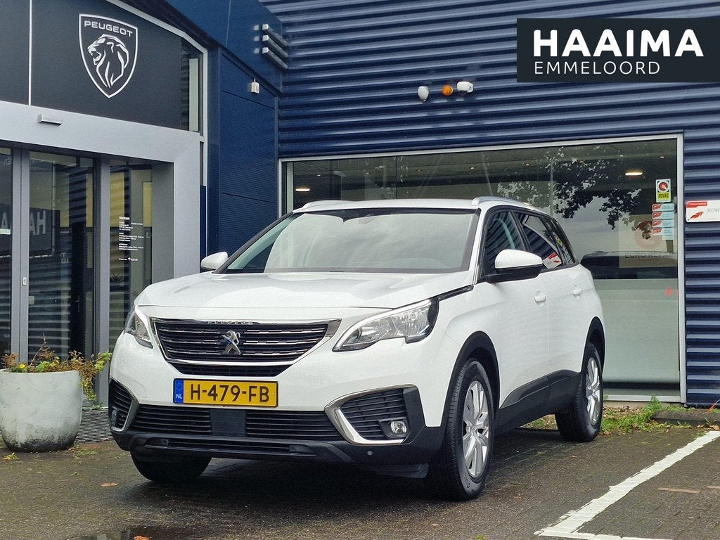 Peugeot 5008 1.2 PureTech 130pk Blue Lease Executive | 7 zit, Auto's, Peugeot, Stof, Gebruikt, 1199 cc, 7 stoelen