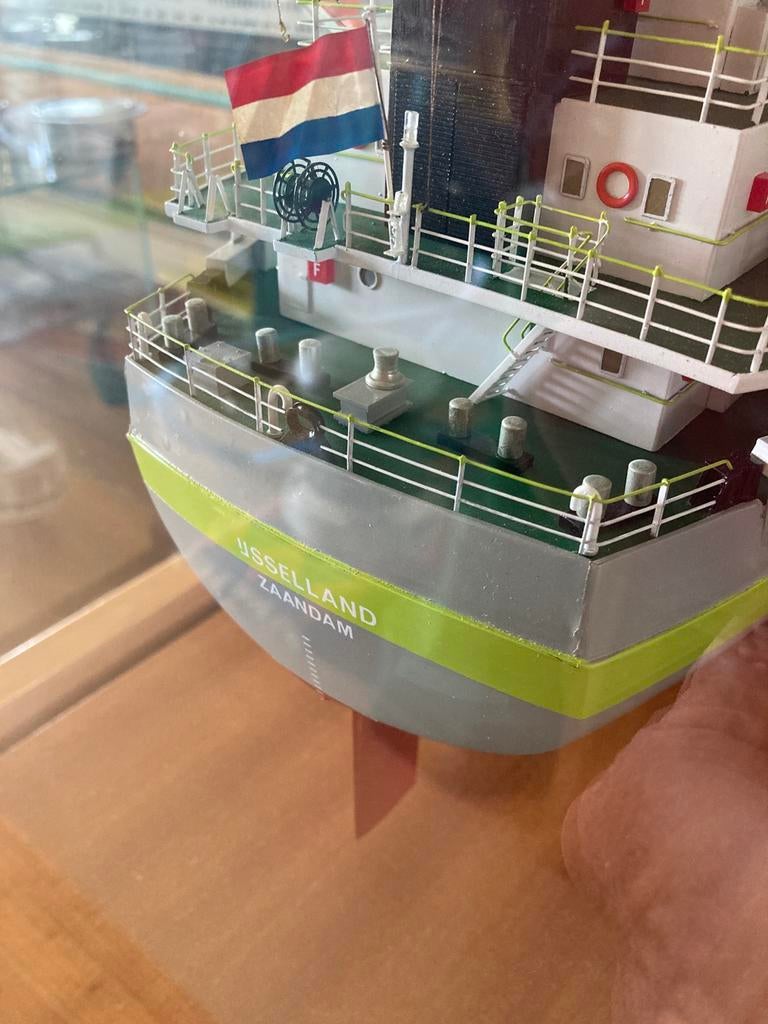 Werfmodel Scheepsmodel m.s.ijsselland Dubbelman scheepvaart, Kooi, 110 cm of meer, Zo goed als nieuw, Ophalen