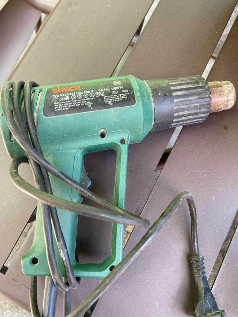 Bosch PHG 520 heteluchtpistool 1500W - verfafbrander, Ophalen of Verzenden, Gebruikt
