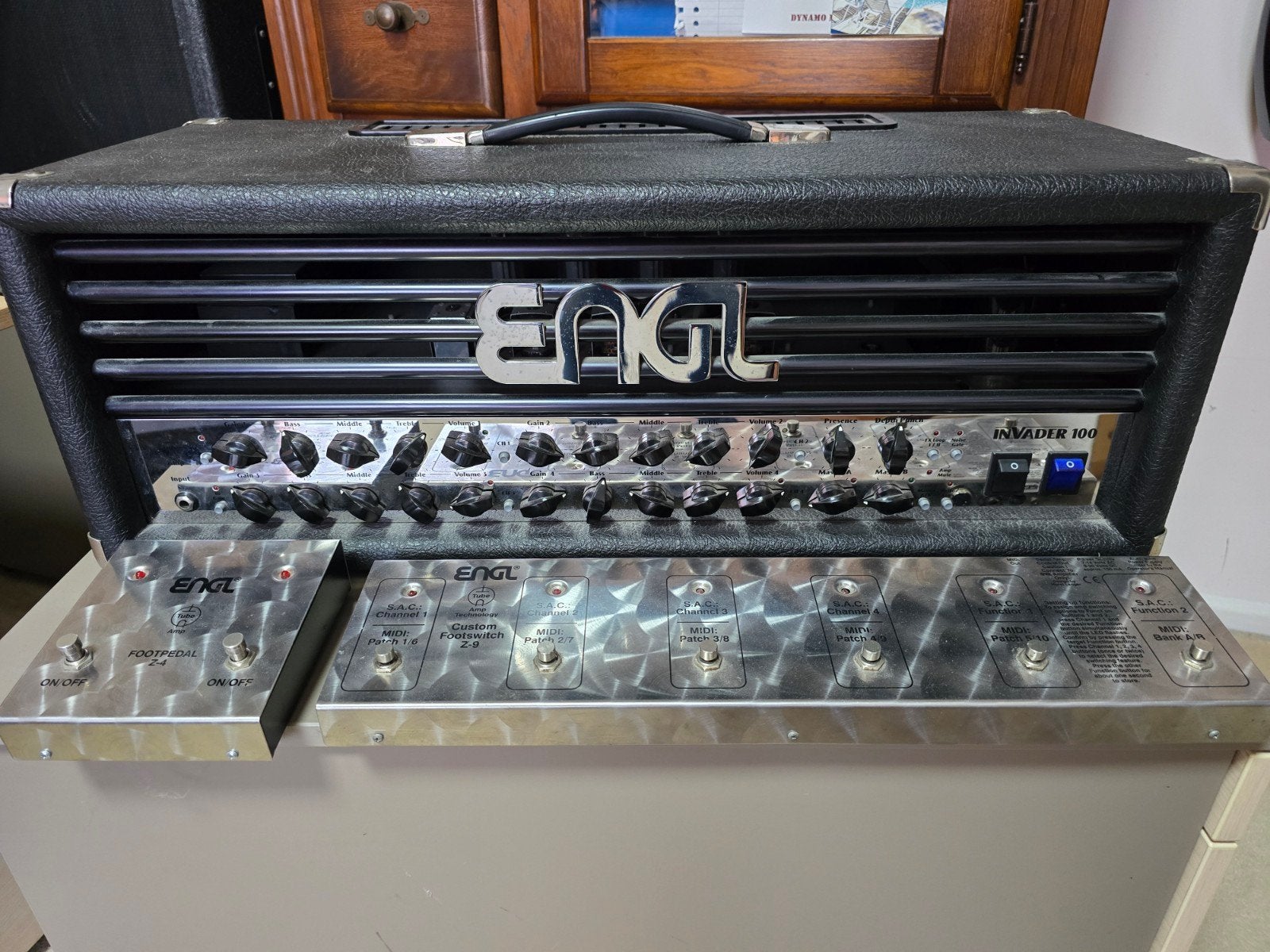 ENGL Invader 100 E640 Gitaarversterker Top, Ophalen, Zo goed als nieuw, Gitaar, 100 watt of meer