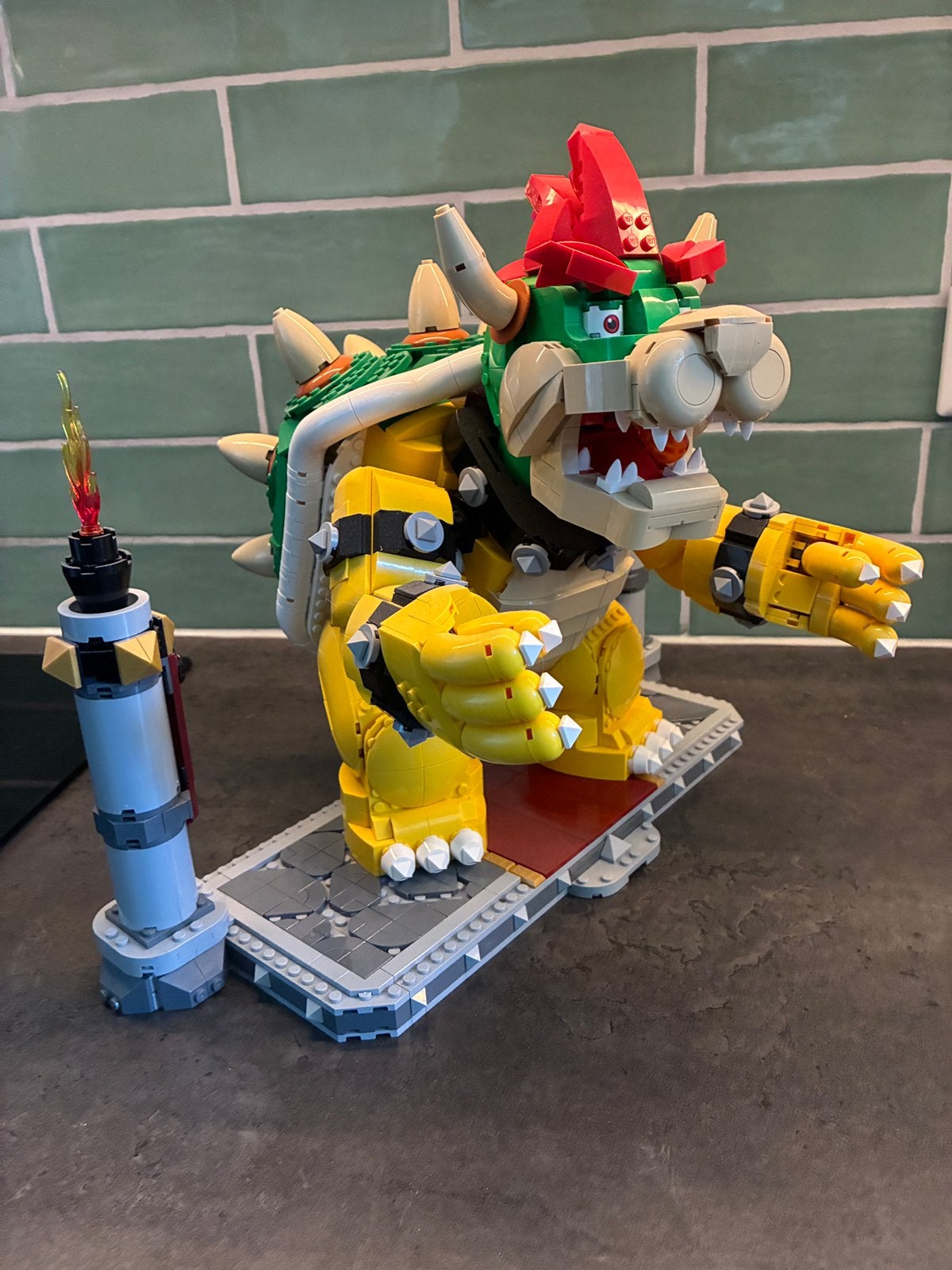 LEGO Super Mario De Machtige Bowser set (71411)., Ophalen of Verzenden, Zo goed als nieuw
