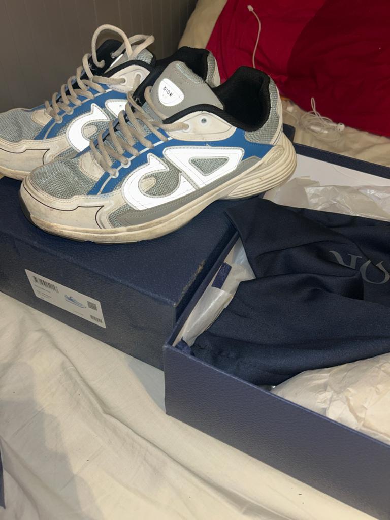 Dior B22 Sneakers Maat 42,5, Blauw, Ophalen of Verzenden, Sneakers of Gympen, Gedragen