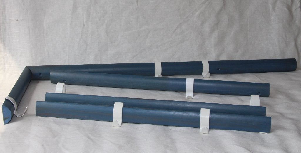 IKEA badkamerhaken en planken, blauw., Huis en Inrichting, Badkamer | Badkamermeubels, (Half)hoge kast, Gebruikt, 25 tot 50 cm