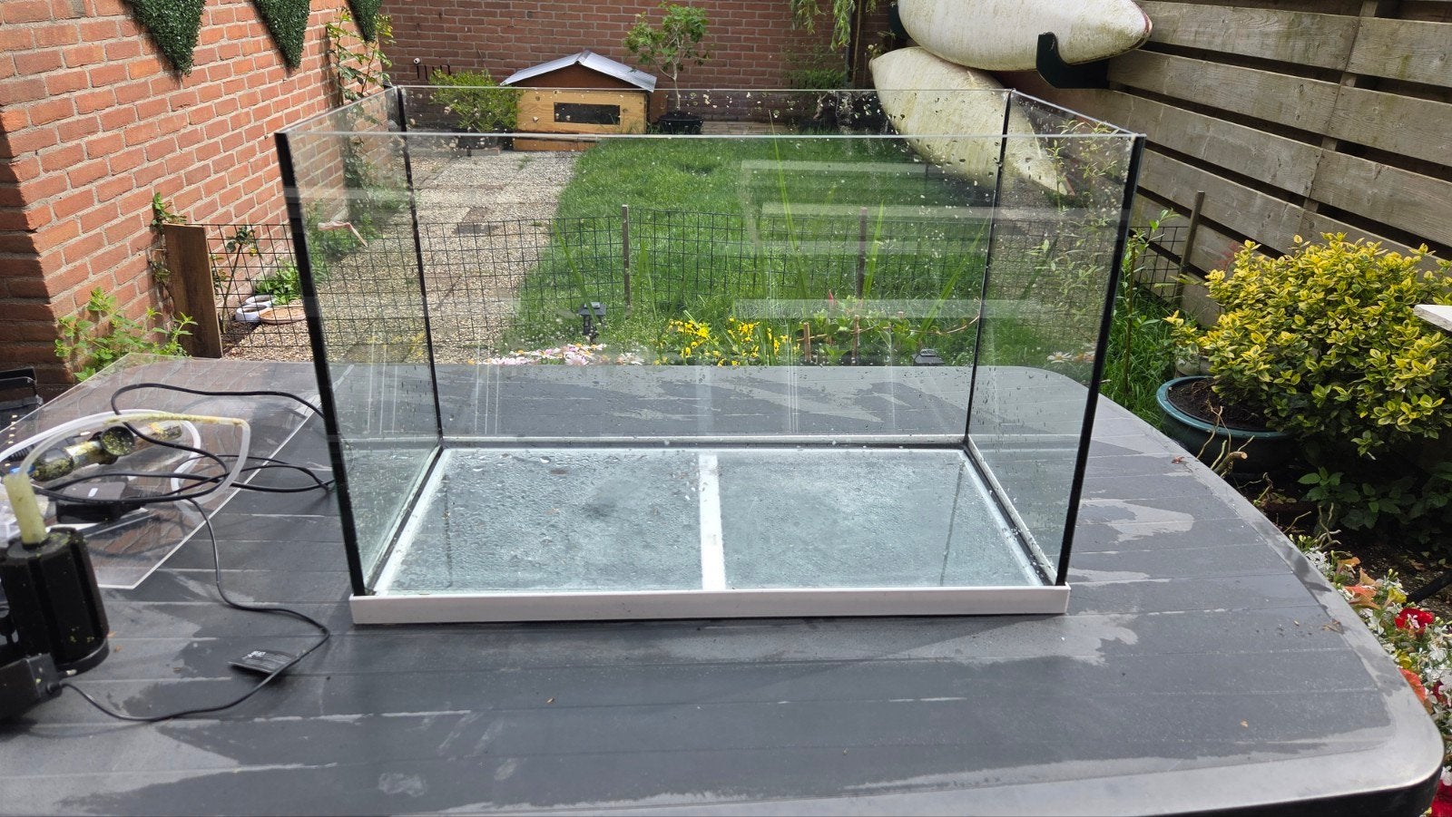 Compleet 60 Liter Aquarium, Dieren en Toebehoren, Vissen | Aquaria en Toebehoren, Ophalen, Zo goed als nieuw, Leeg aquarium