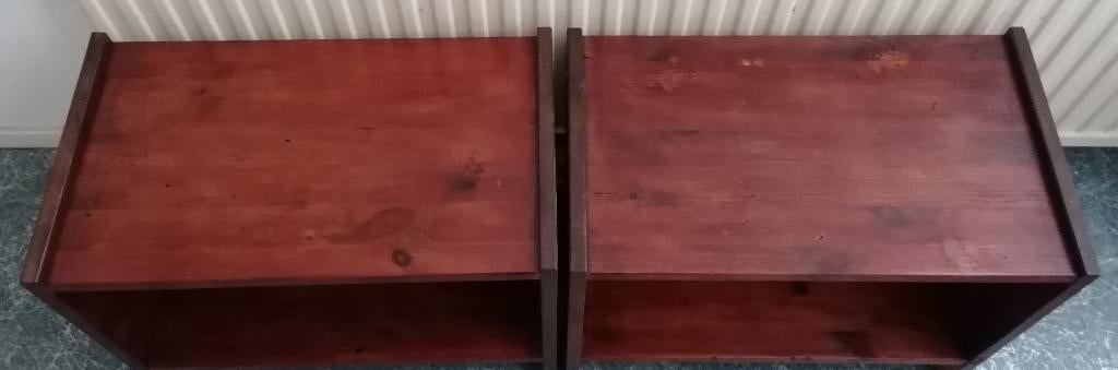 Grenen ikea kasjes  2 stuks, per stuk € 9,00, Ophalen, Gebruikt
