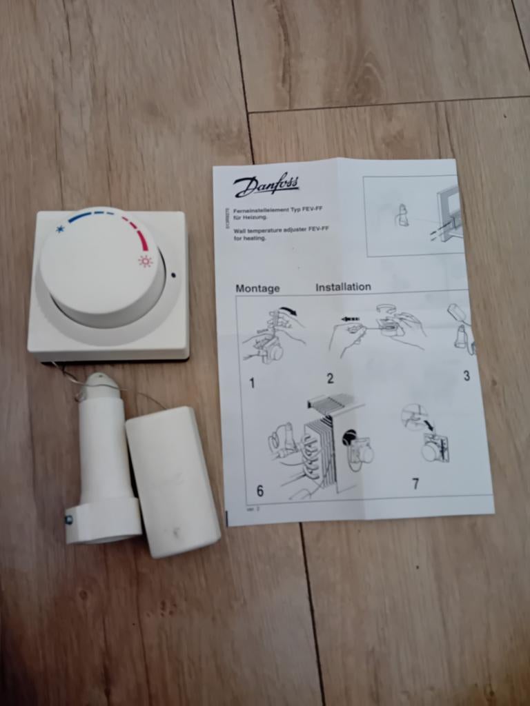 Danfoss FEV-FF wandtemperatuurregelaar, Ophalen of Verzenden