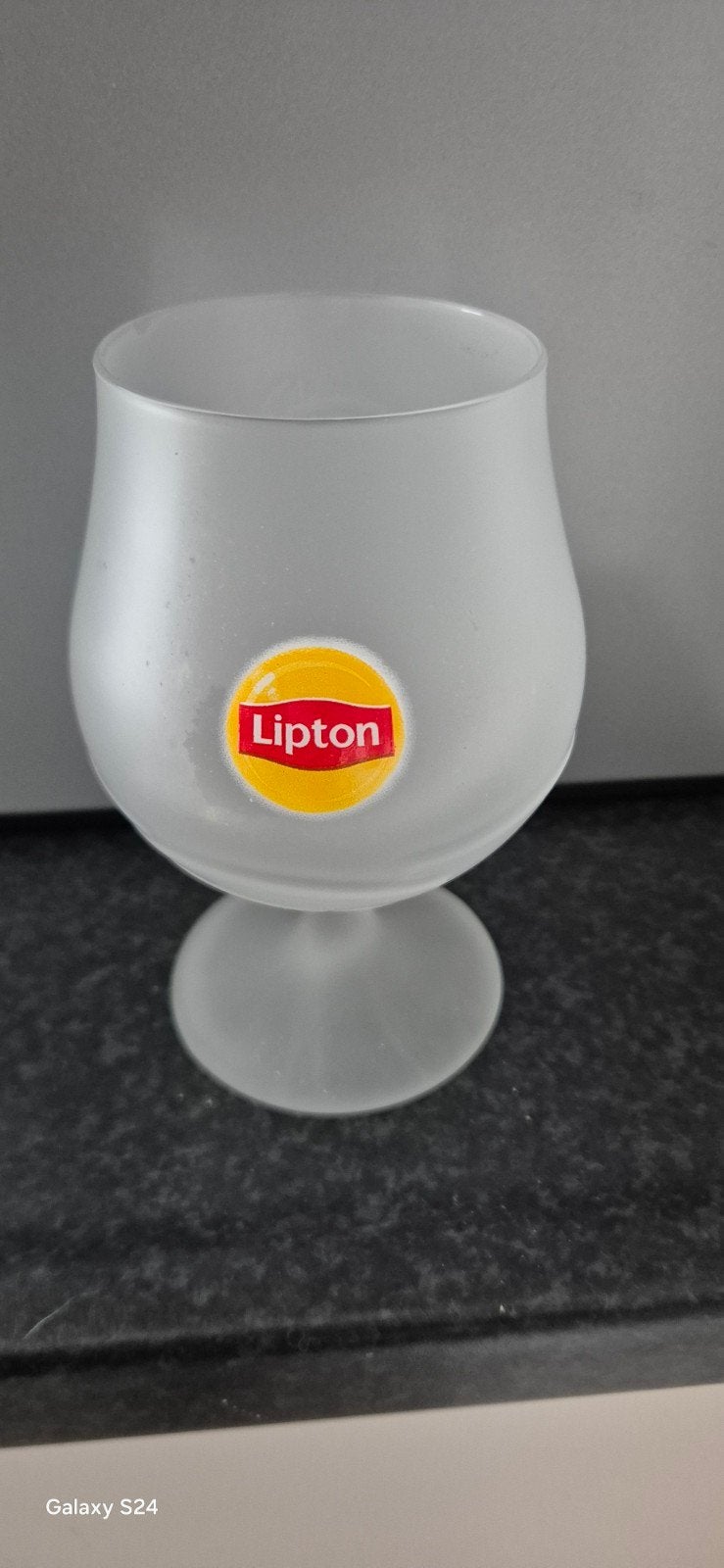 Lipton Ice Tea Glazen - Set van 6 (400ml), Ophalen, Nieuw, Wit, Overige merken