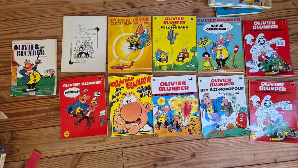 Olivier Blunder stripboeken - Diverse titels, Meerdere stripboeken, Ophalen of Verzenden, Gelezen, Greg