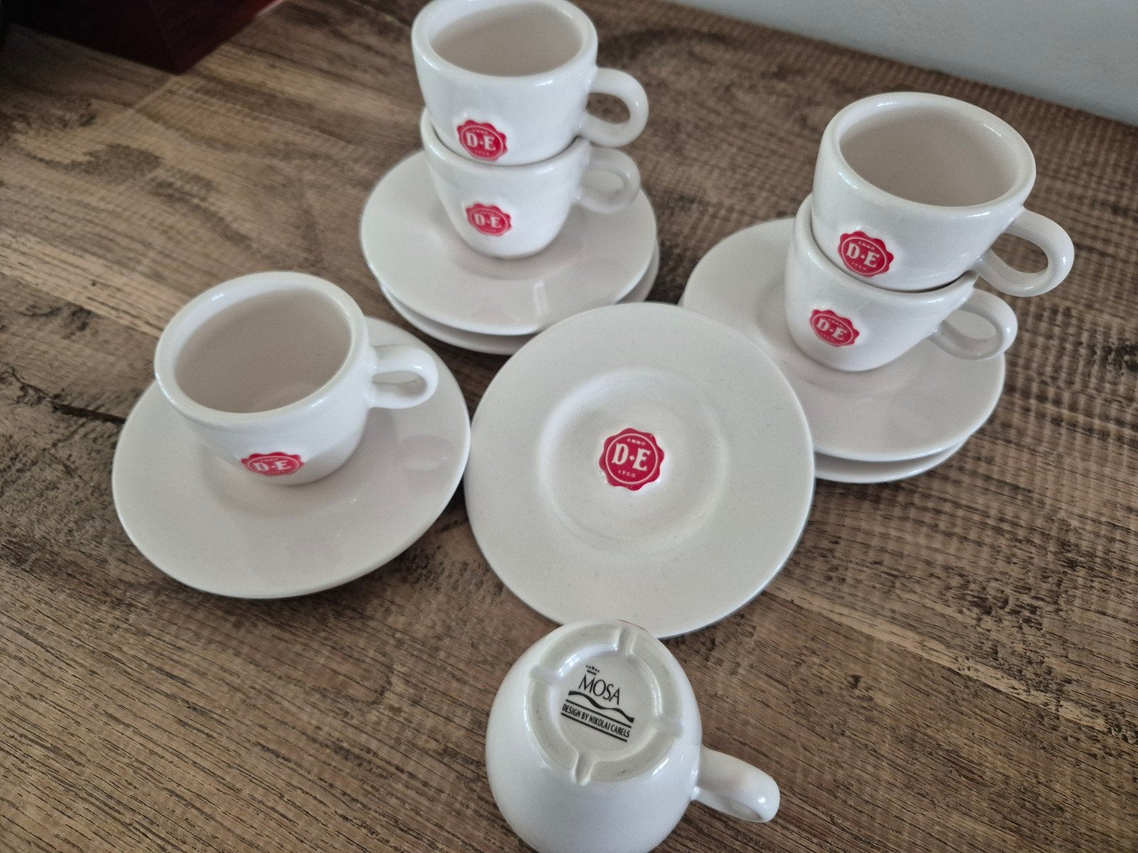 Douwe Egberts Espresso Kop en Schotel Mosa - 7/9 stuks, Ophalen
