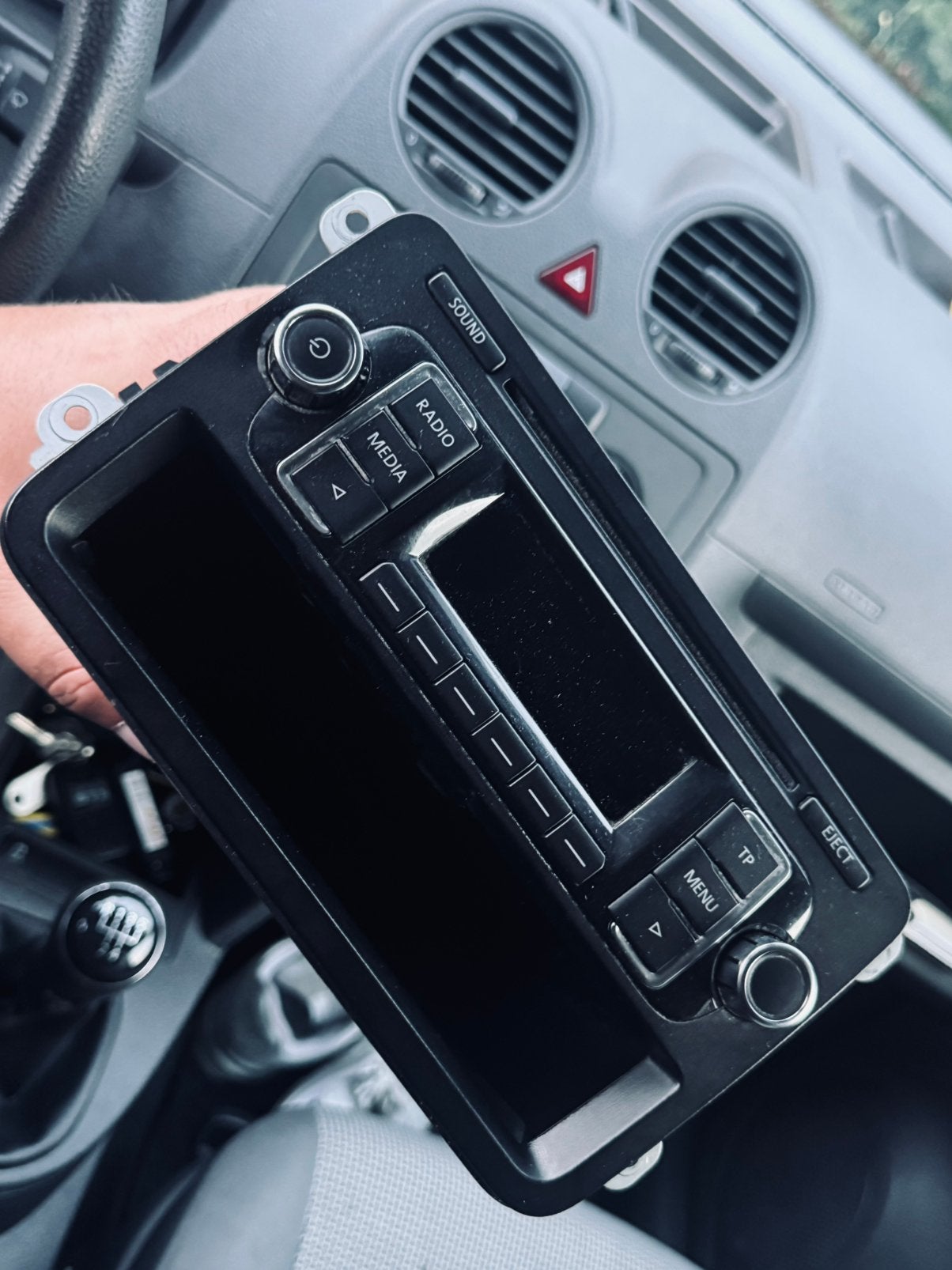 Originele Volkswagen Caddy Polo autoradio, Ophalen of Verzenden, Zo goed als nieuw