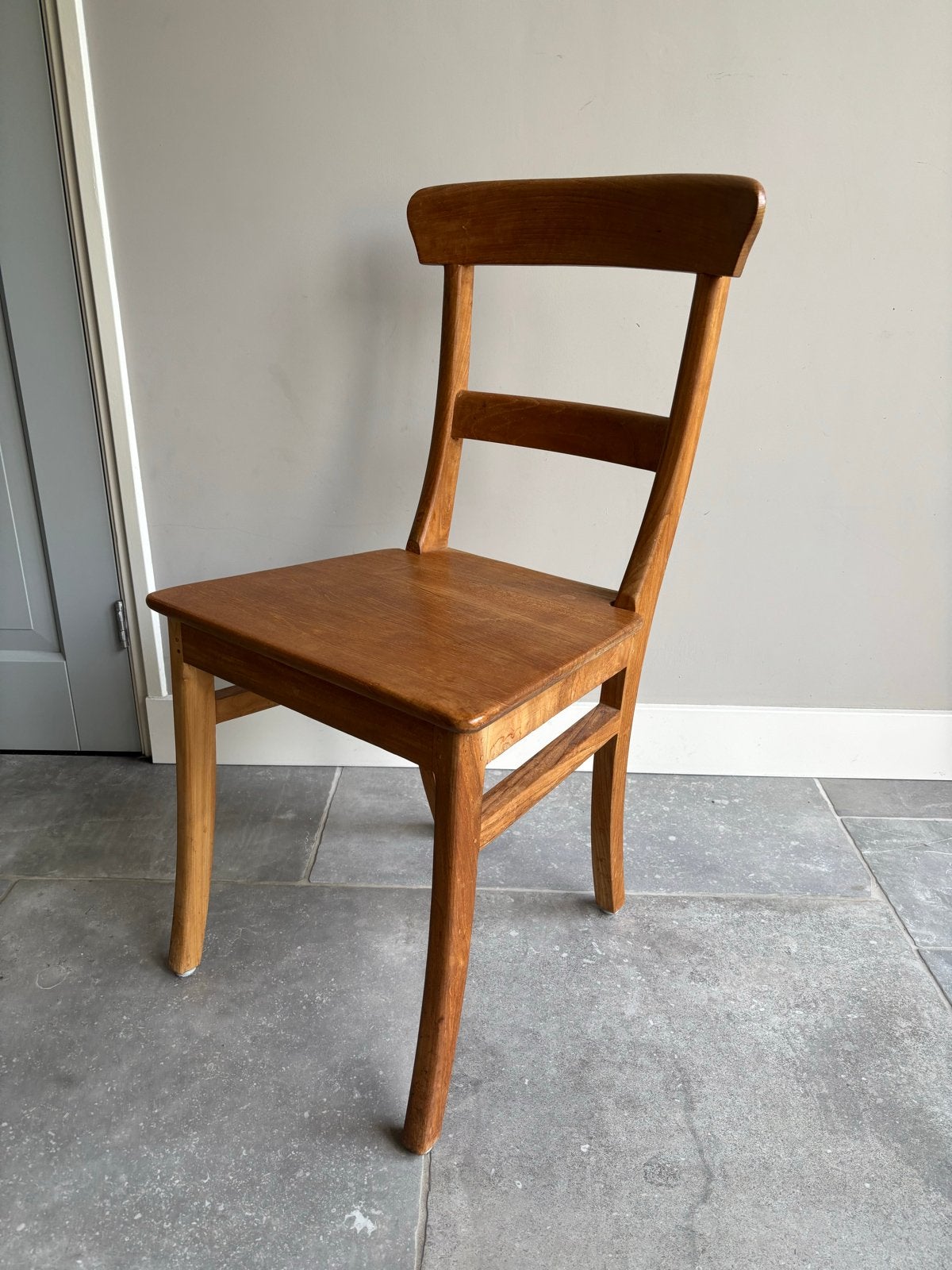 4 Teakhouten Eetkamerstoelen - Setprijs of Los, Ophalen, Gebruikt, Bruin, Vier