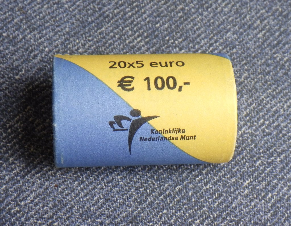 muntrol zilver 5Euro 2004, 50e Jubileum Koninkrijksstatuut, Ophalen of Verzenden, Zilver